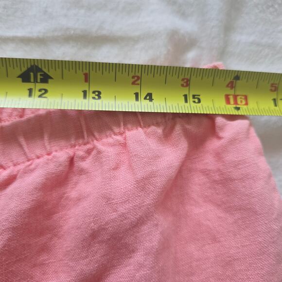 Hot Cotton Pink Ankle Pants 100% linen - Picture 5 of 7
